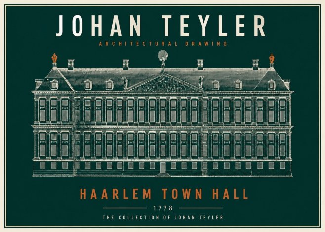 Johan Teyler Haarlem Town Hall - Elevation - 1778 No4 - Juliste