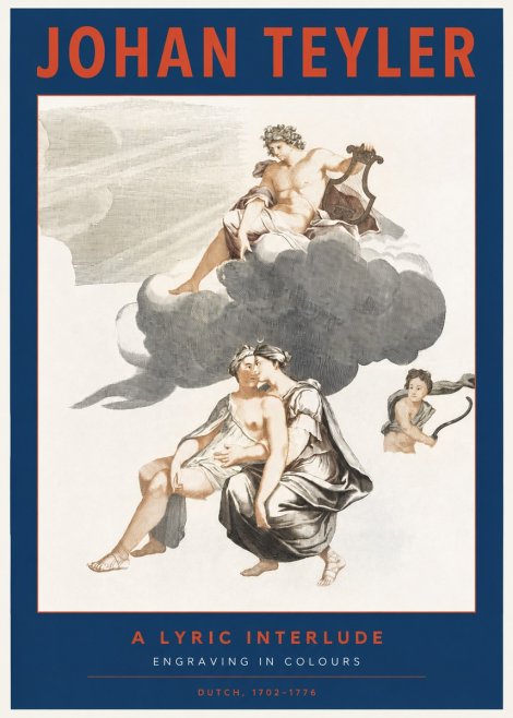 Johan Teyler Allegory of Music and Love No3 - Juliste