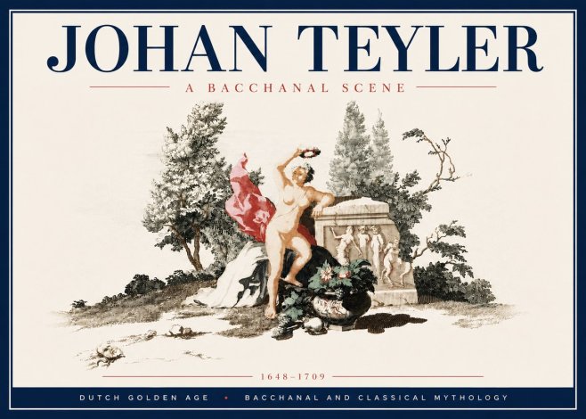 Johan Teyler A Bacchanal Scene No6 - Juliste