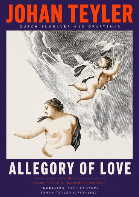 Johan Teyler Allegory of Love No5 - Juliste