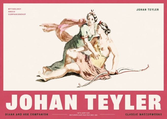 Johan Teyler Diana and Her Companion No2 - Juliste