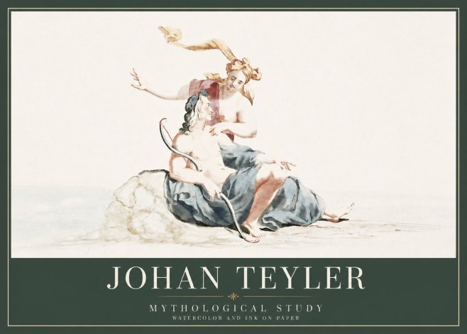 Johan Teyler Mythological Study No3 - Juliste