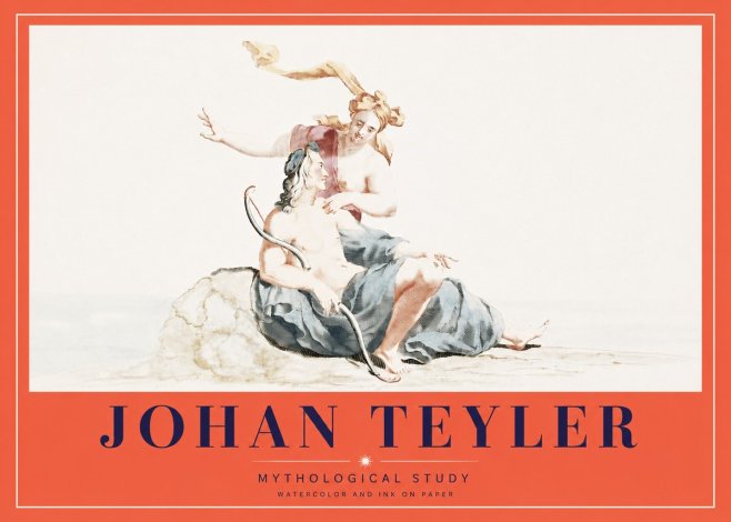 Johan Teyler Mythological Study No4 - Juliste