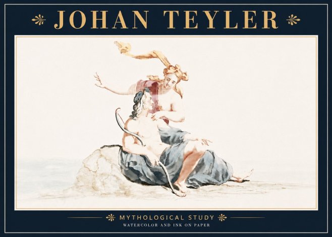 Johan Teyler Mythological Study No5 - Juliste