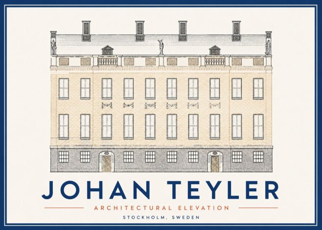 Johan Teyler Architectural Elevation No5 - Juliste
