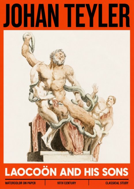 Johan Teyler The Laocoön Group No6 - Juliste