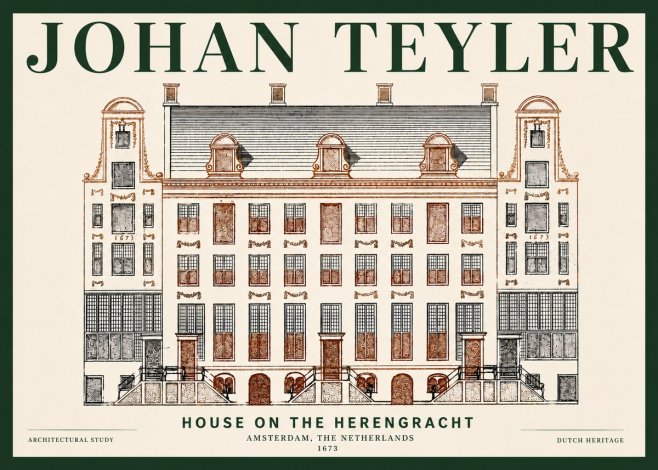 Johan Teyler Architectural Study VIII No6 - Juliste