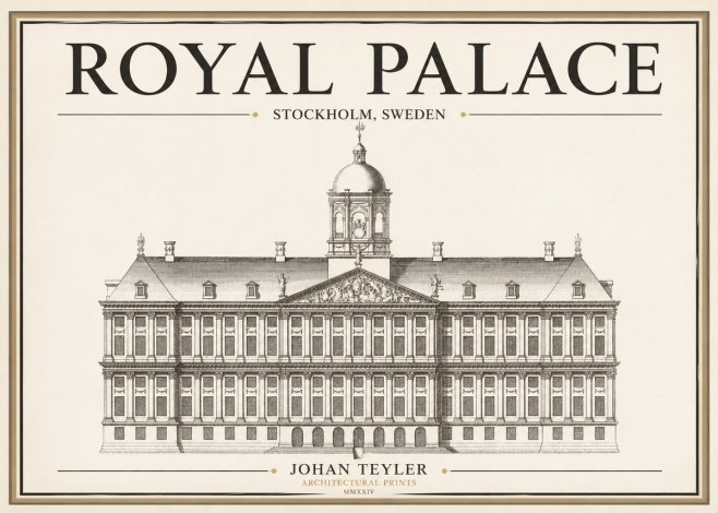 Johan Teyler Royal Palace No1 - Juliste