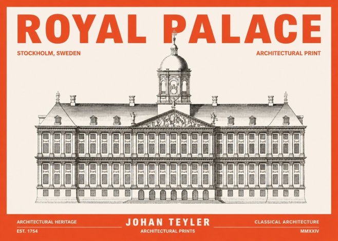 Johan Teyler Royal Palace No3 - Juliste
