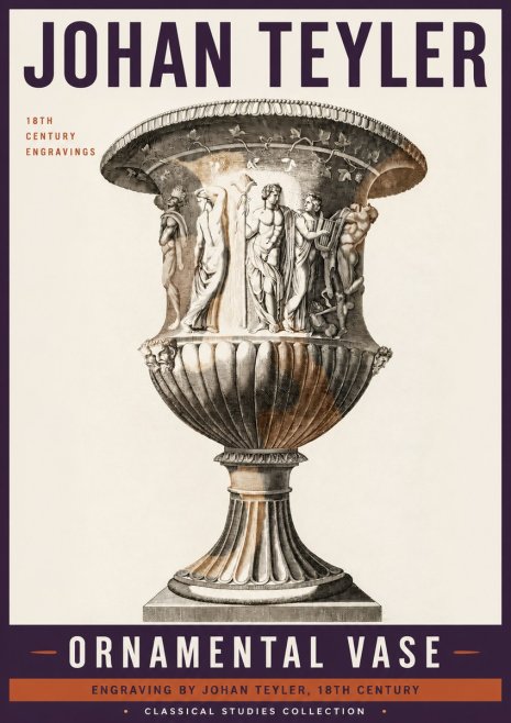 Johan Teyler Ornamental Vase II No6 - Juliste