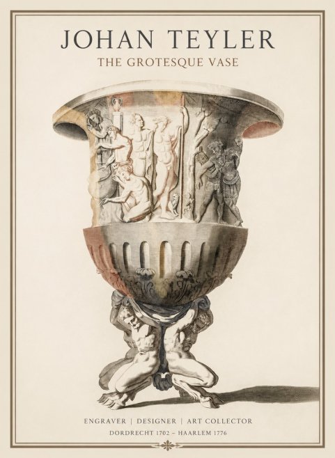 Johan Teyler The Grotesque Vase No1 - Juliste