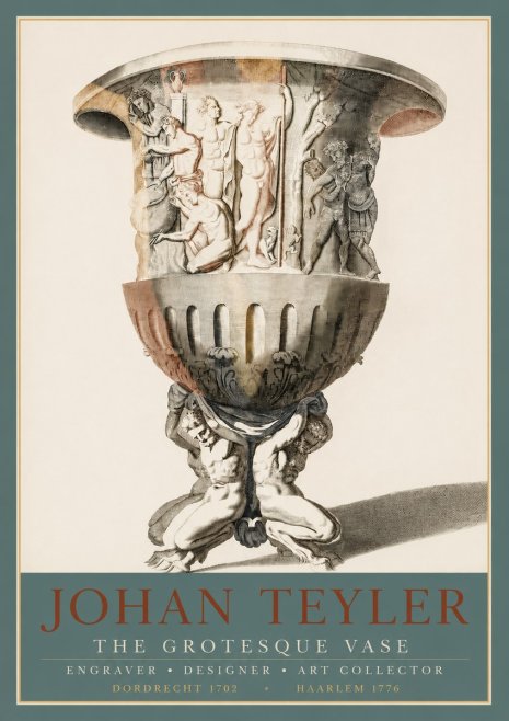 Johan Teyler The Grotesque Vase No3 - Juliste