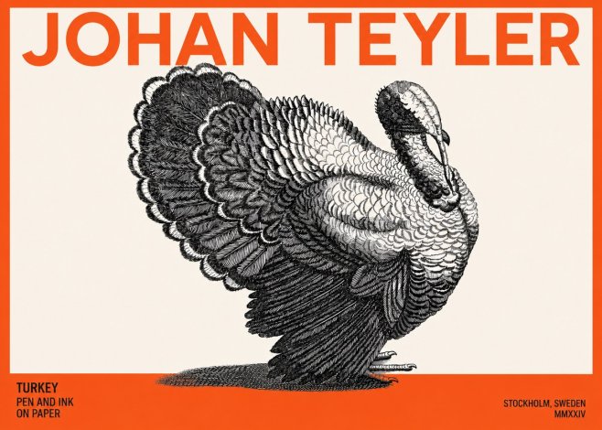 Johan Teyler Turkey No3 - Juliste