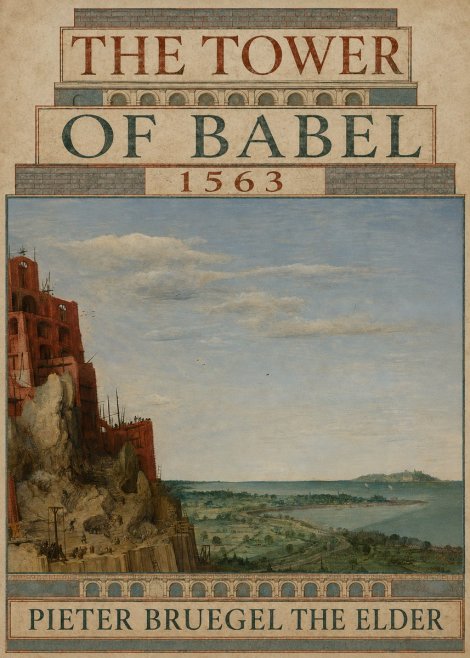 Pieter Bruegel The Tower of Babel X No6 - Juliste