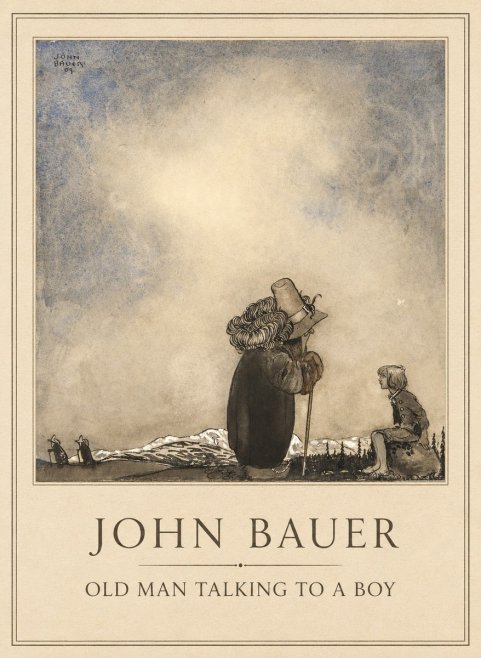 John Bauer Old Man Talking to a Boy No1 - Juliste