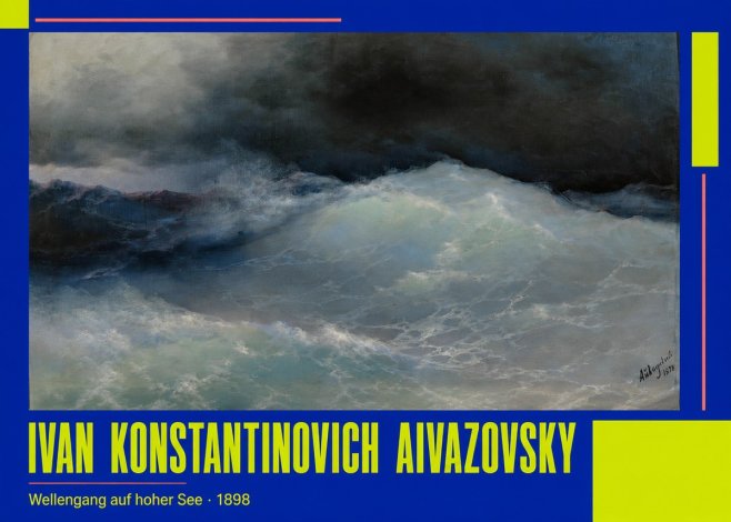Ivan Konstantinovich Aivazovsky Wellengang Auf Hoher See No2 - Juliste