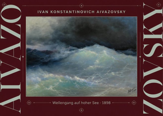 Ivan Konstantinovich Aivazovsky Wellengang Auf Hoher See No3 - Juliste