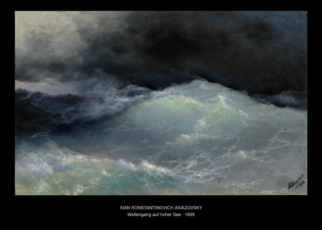 Ivan Konstantinovich Aivazovsky Wellengang Auf Hoher See No5 - Juliste