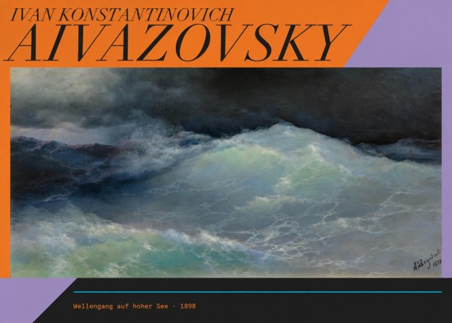 Ivan Konstantinovich Aivazovsky Wellengang Auf Hoher See No6 - Juliste
