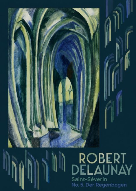 Robert Delaunay Saint-séverin No. 5. Der Regenbogen No6 - Juliste