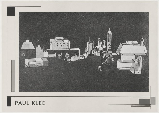 Paul Klee Architectural Forms No3 - Juliste