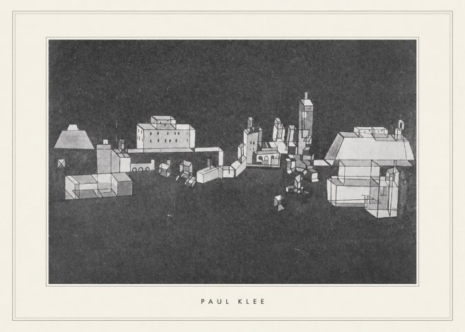Paul Klee Architectural Forms No5 - Juliste