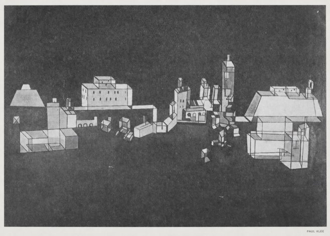 Paul Klee Architectural Forms No6 - Juliste