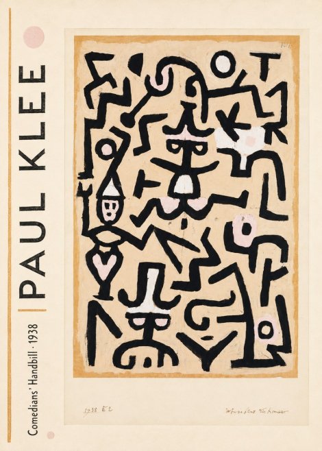 Paul Klee Comedians' Handbill No2 - Juliste