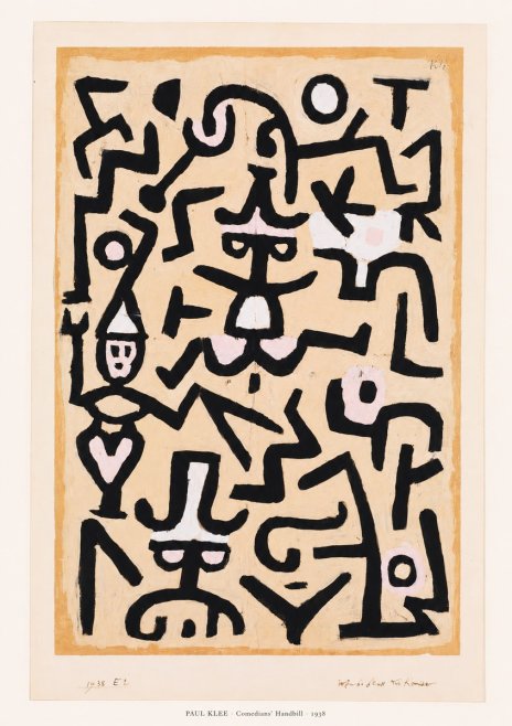 Paul Klee Comedians' Handbill No6 - Juliste