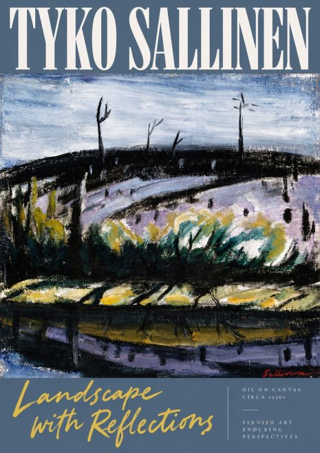 Tyko Sallinen Landscape with Reflections No2 - Juliste