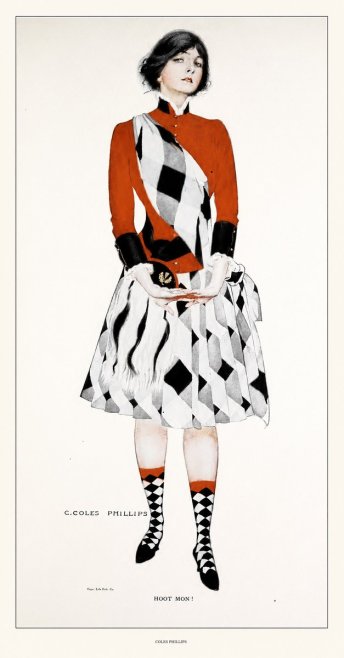 Coles Phillips Hoot Mon! No4 - Juliste