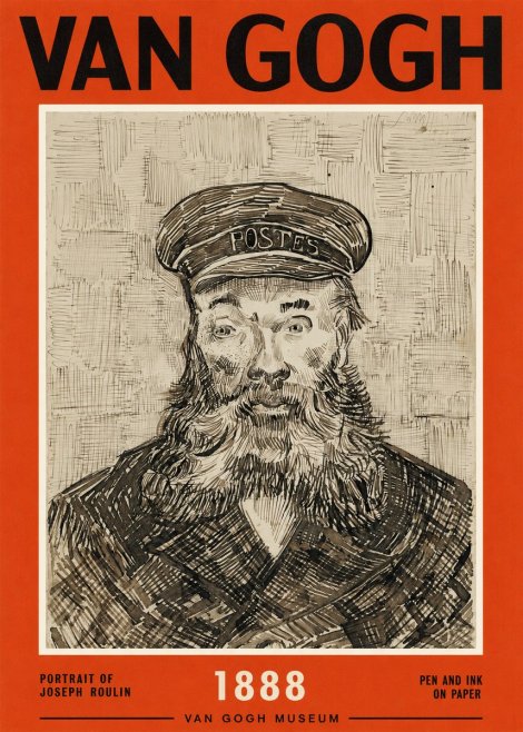 Van Gogh Portrait of Joseph Roulin I No2 - Juliste