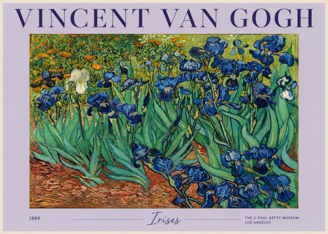 Van Gogh Irises I No2 - Juliste