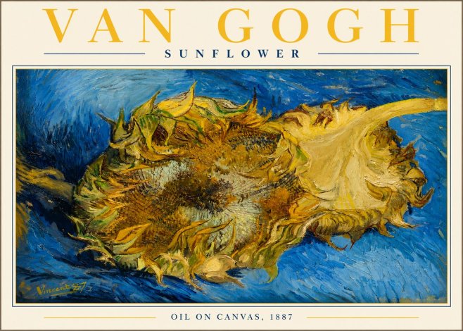 Van Gogh Sunflower No2 - Juliste