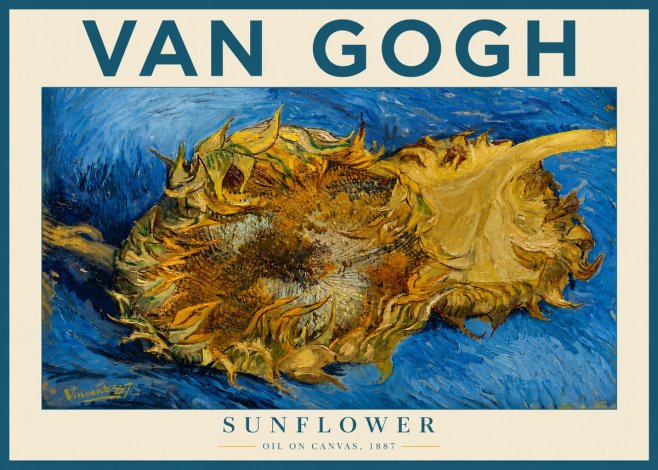 Van Gogh Sunflower No3 - Juliste