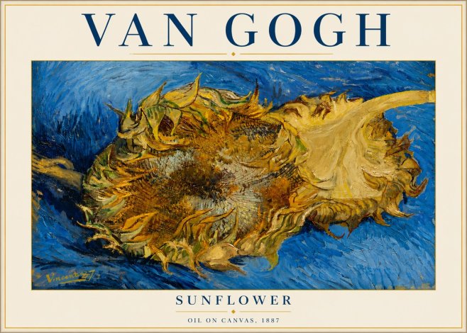 Van Gogh Sunflower No4 - Juliste