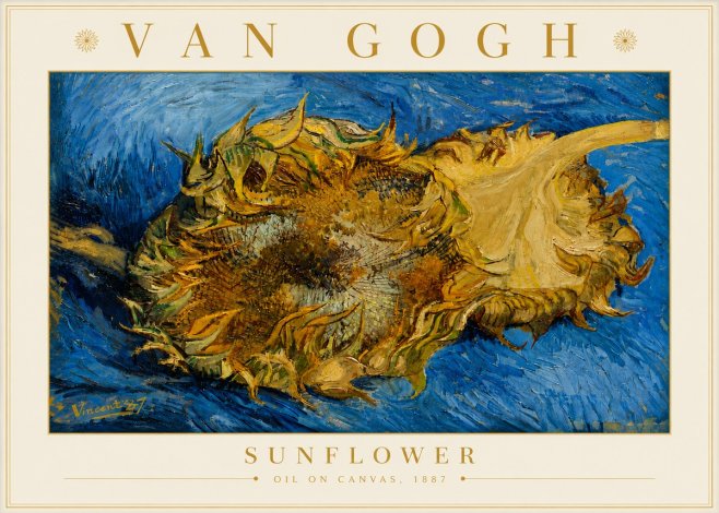 Van Gogh Sunflower No6 - Juliste