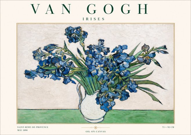 Van Gogh Irises II No3 - Juliste