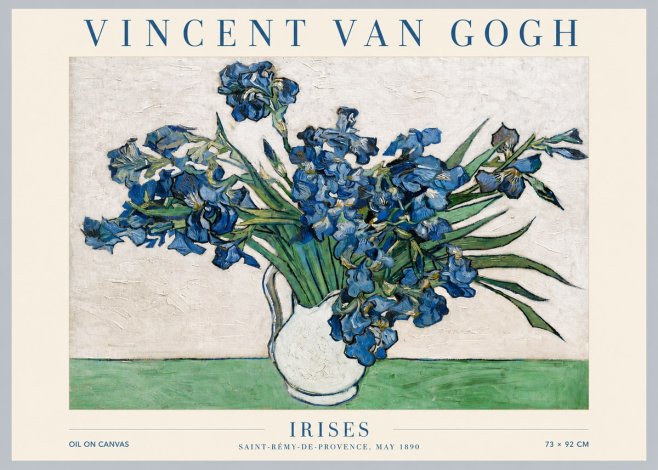 Van Gogh Irises II No5 - Juliste