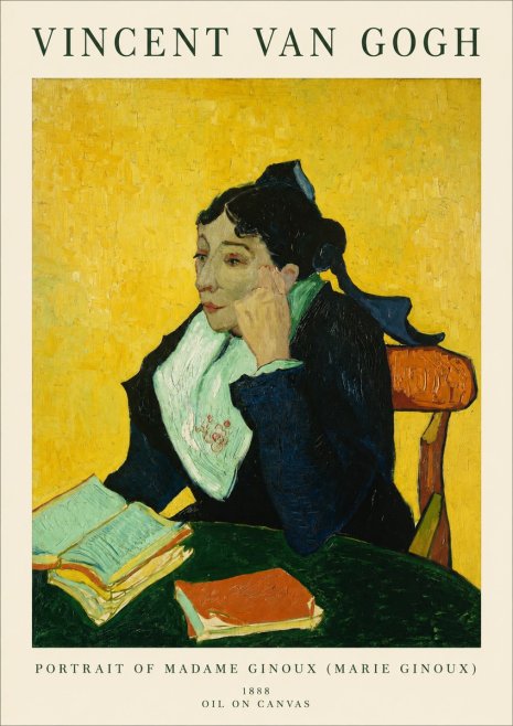 Van Gogh Portrait of Madame Ginoux (Marie Ginoux) No1 - Juliste