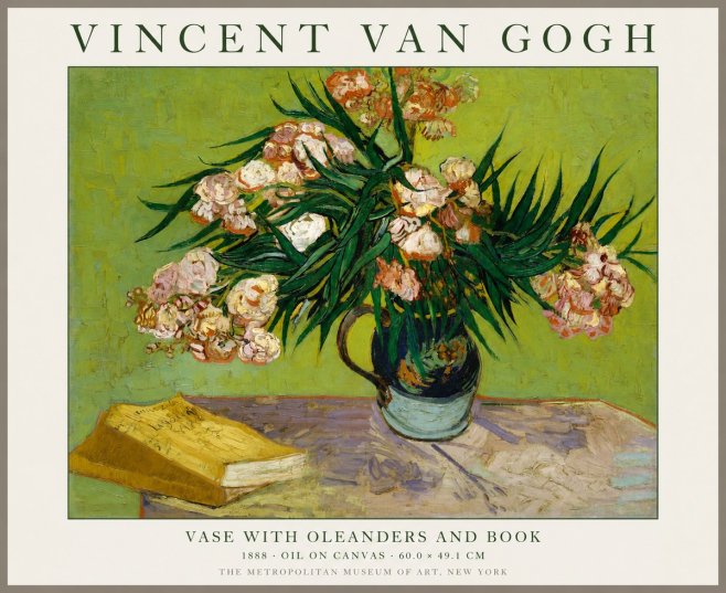 Van Gogh Oleanders No2 - Juliste
