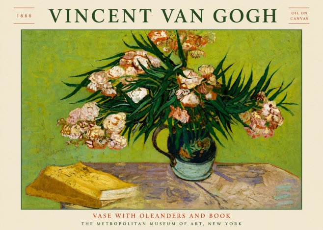 Van Gogh Oleanders No5 - Juliste