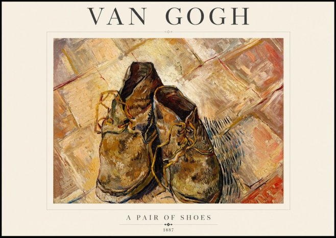 Van Gogh A Pair of Shoes No1 - Juliste
