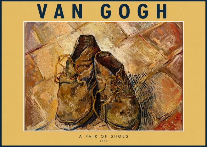 Van Gogh A Pair of Shoes No2 - Juliste