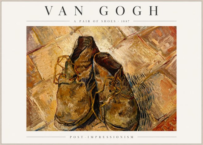 Van Gogh A Pair of Shoes No3 - Juliste