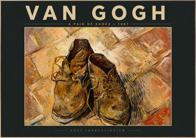 Van Gogh A Pair of Shoes No5 - Juliste