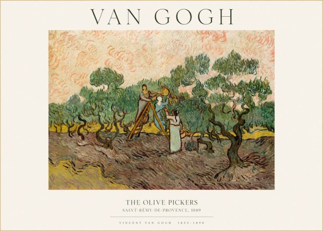 Van Gogh The Olive Pickers I No1 - Juliste