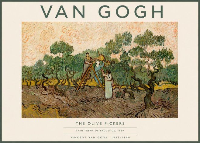 Van Gogh The Olive Pickers I No6 - Juliste