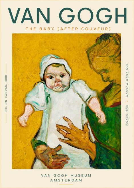 Van Gogh The Baby (After Couveur) No4 - Juliste