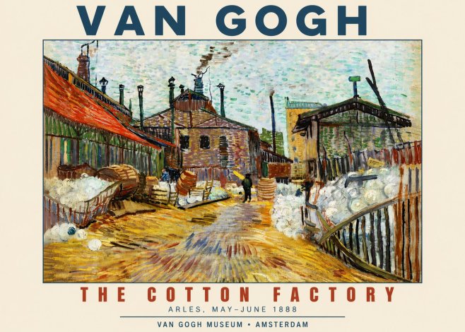 Van Gogh The Cotton Factory No4 - Juliste